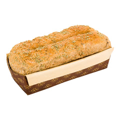 Panificio 18 oz Kraft Paper Baking Loaf Pan - Greaseproof, Rippled - 7 3/4