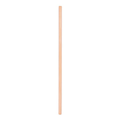 Bar Lux Copper-Plated Stainless Steel Straw - 7 1/2