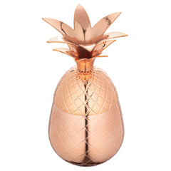 Bar Lux 2 oz Copper-Plated Stainless Steel Pineapple Tumbler - 2 1/2