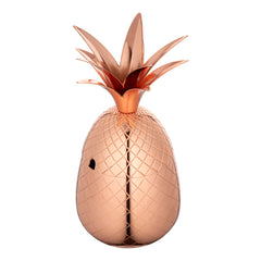 Bar Lux 24 oz Copper-Plated Stainless Steel Pineapple Tumbler - 4 1/4