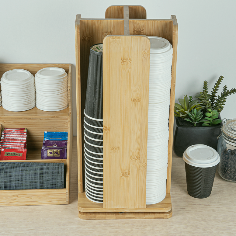 Cup Dispensers and Lid Organizers