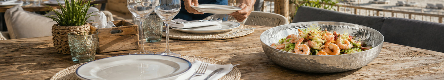 Metal Serving and Display Platters / Trays