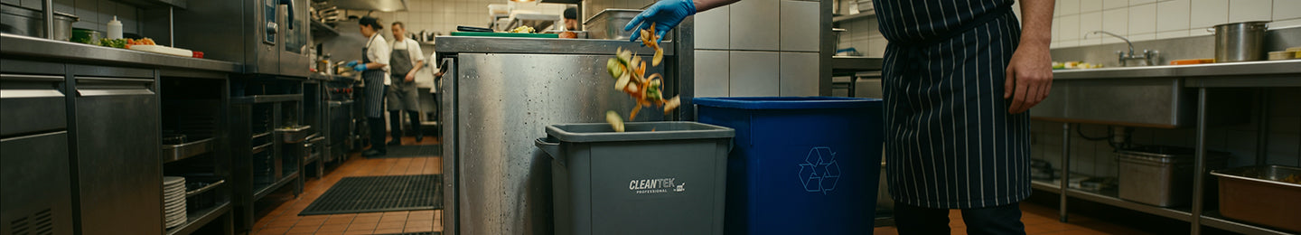 Space Saving Trash Cans