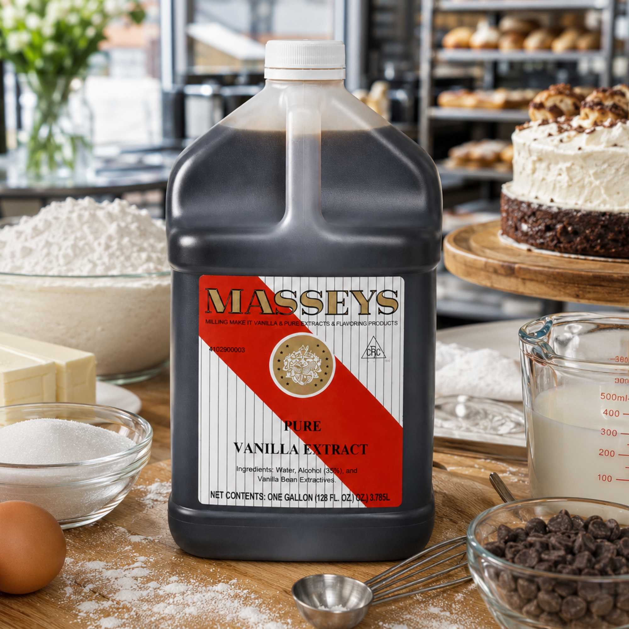 Nielsen Massey 1.0 gal Square Vanilla Extract - Pure - 1 count box