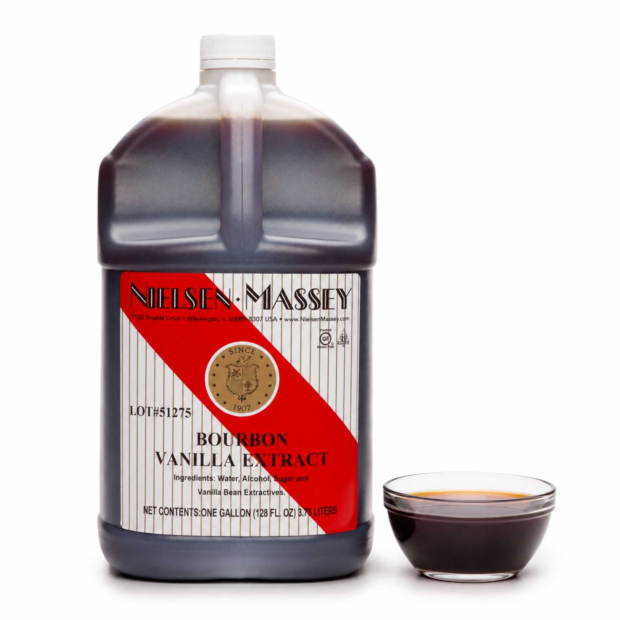 Nielsen Massey 1.0 gal Square Vanilla Extract - Bourbon - 1 count box
