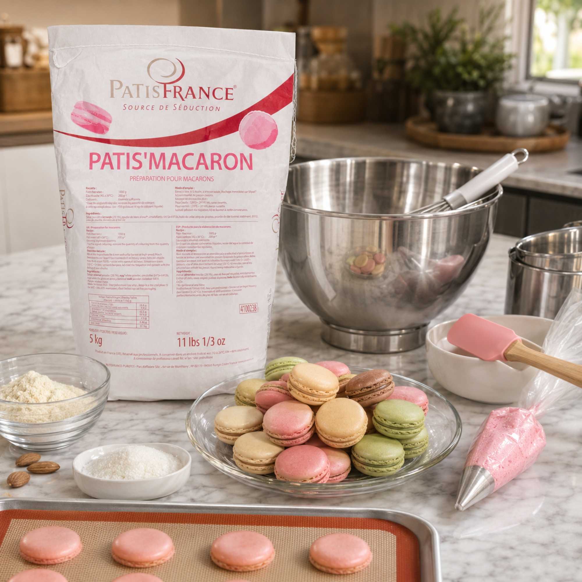 Patis France 11.0 lb Macaron Mix - 1 count box