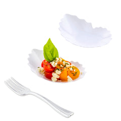 Mini Serve 100 White Plastic 3.25