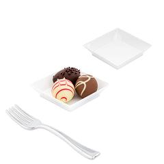 Mini Serve 100 Square White 2.5