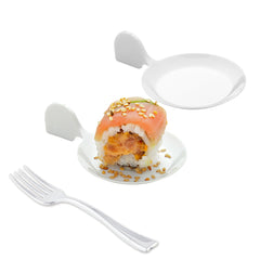 Mini Serve 100 Fish White 3.7