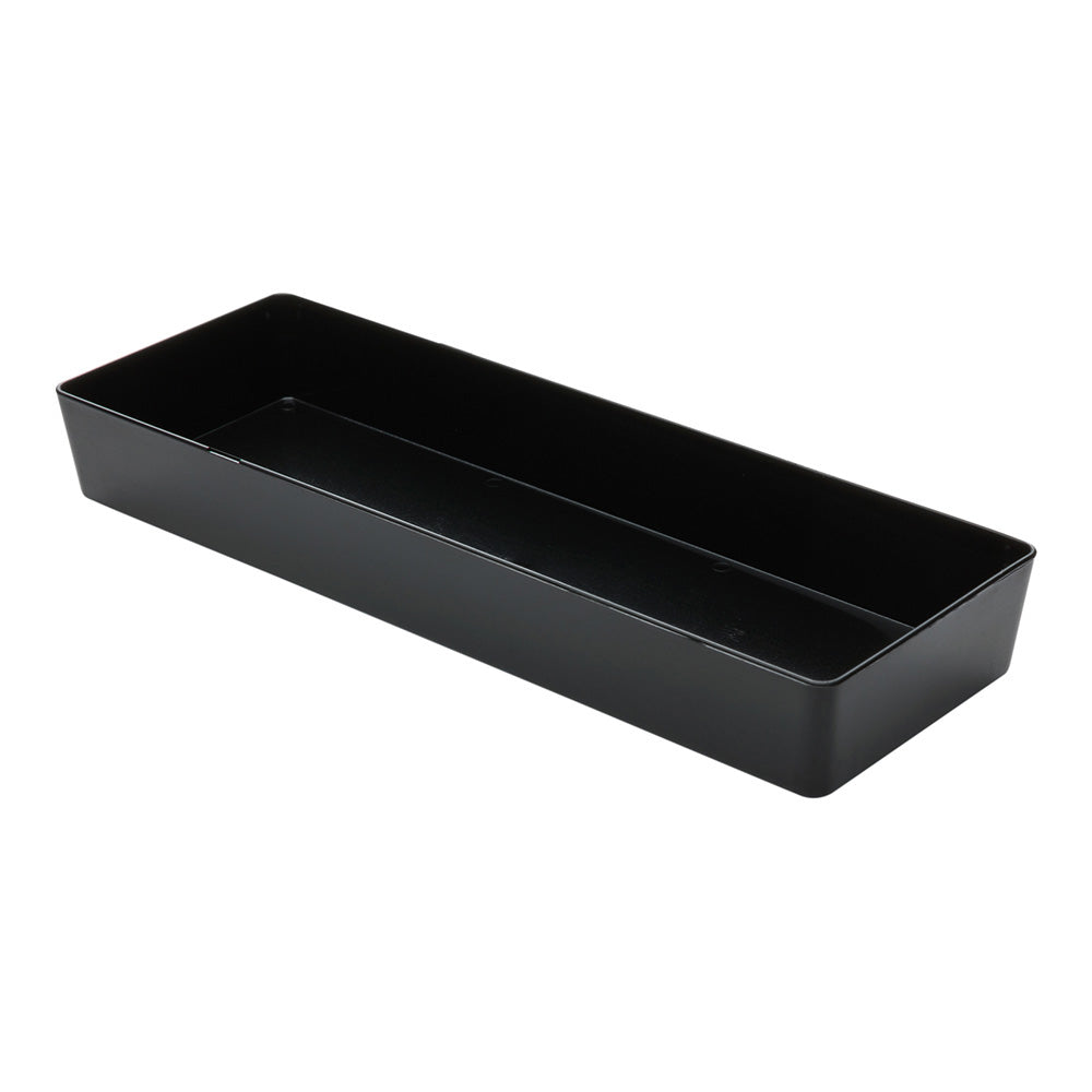 Mini Serve 100 Rectangle Black 5.2" Plastic Modern Plates and 100 Silver Plastic 4" Mini Forks