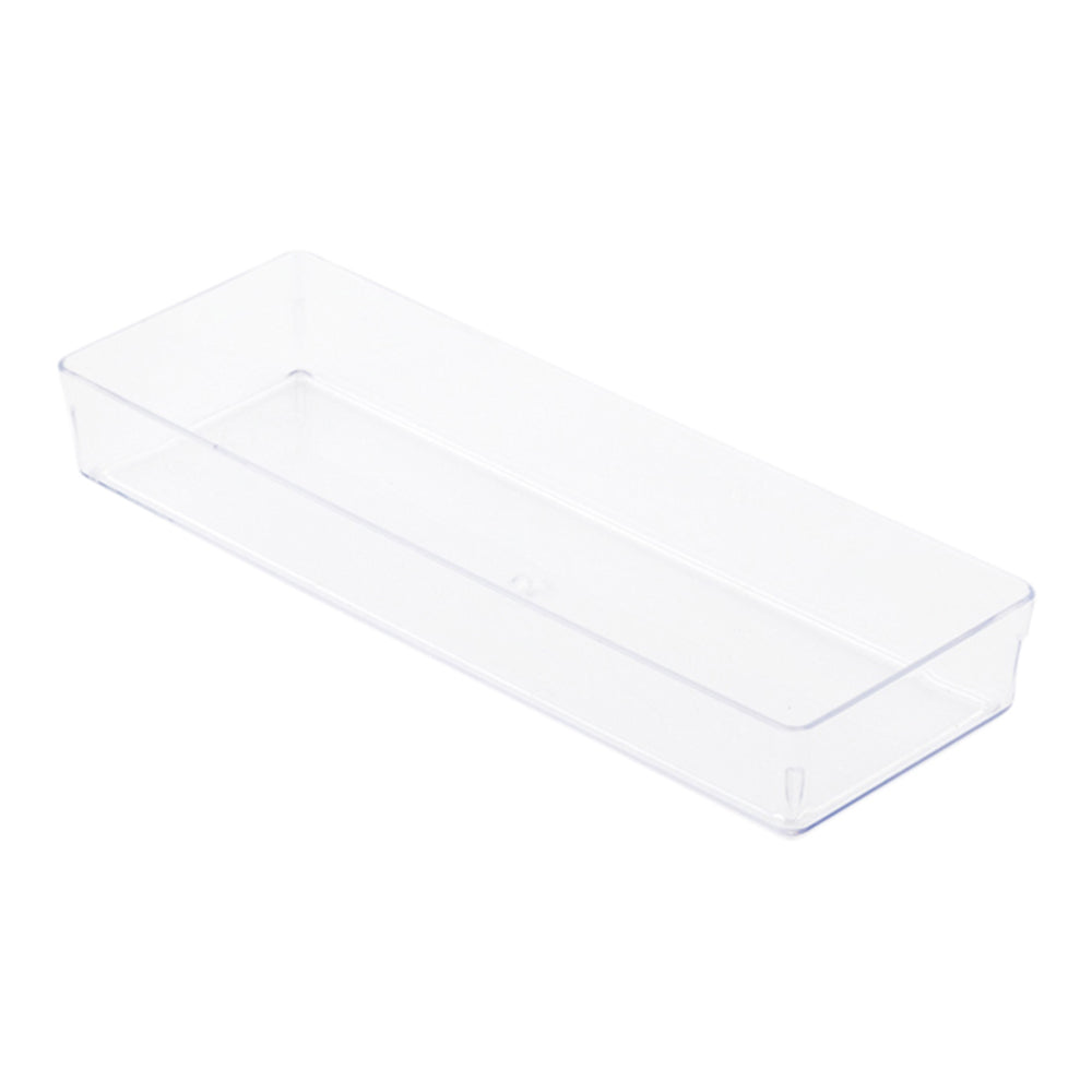 Mini Serve 100 Rectangle Clear 5.2" Plastic Modern Plates and 100 Silver Plastic 4" Mini Forks