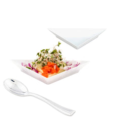 Mini Serve 100 White Plastic 4