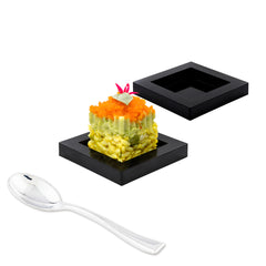 Mini Serve 100 Square Black 2.5