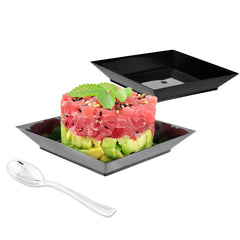 Mini Serve 100 Square Black 3.9