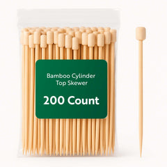 Bundle: Pixy 200 Natural Bamboo Cylinder Top Pick - 3 1/2