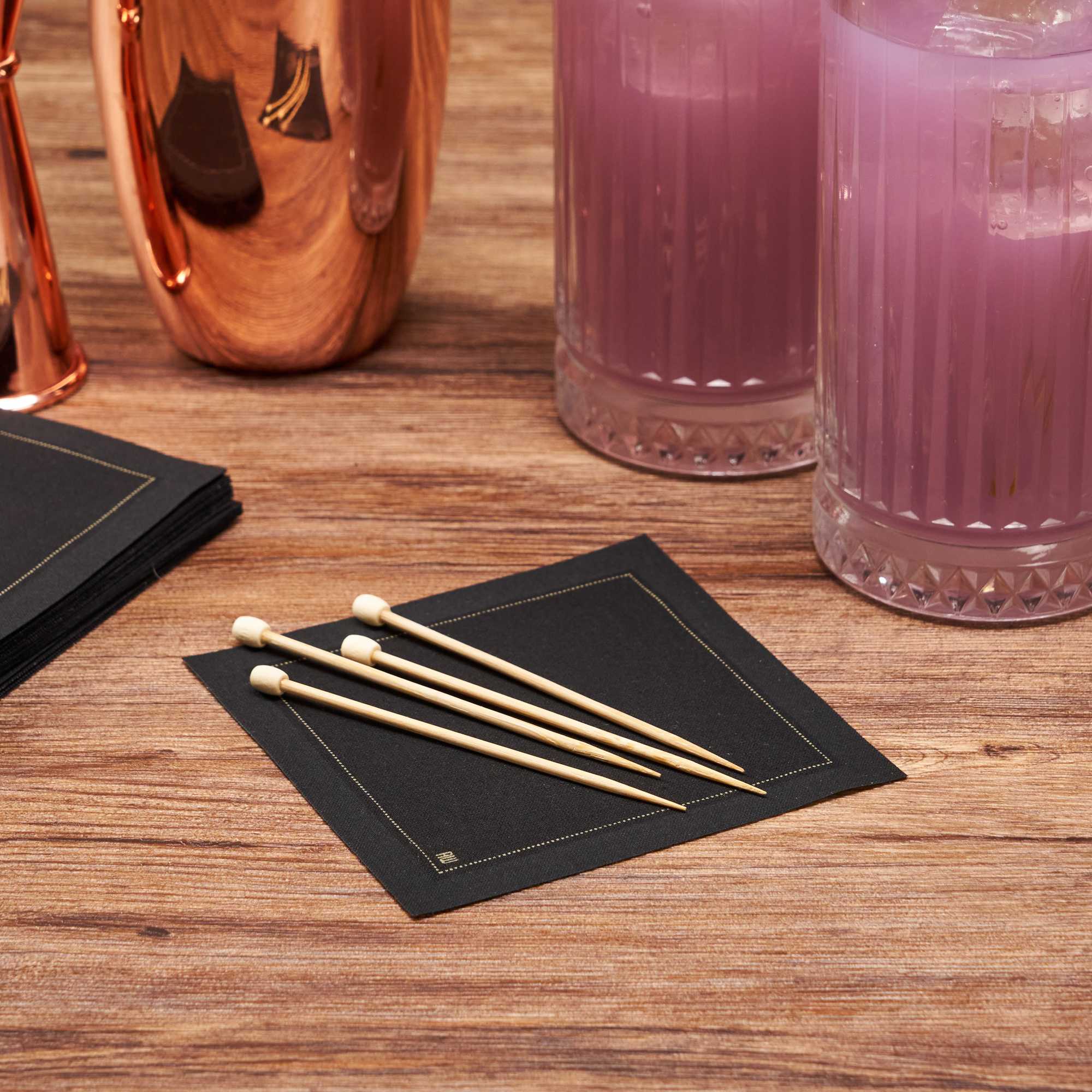 Bundle: Pixy 200 Natural Bamboo Cylinder Top Pick - 3 1/2"