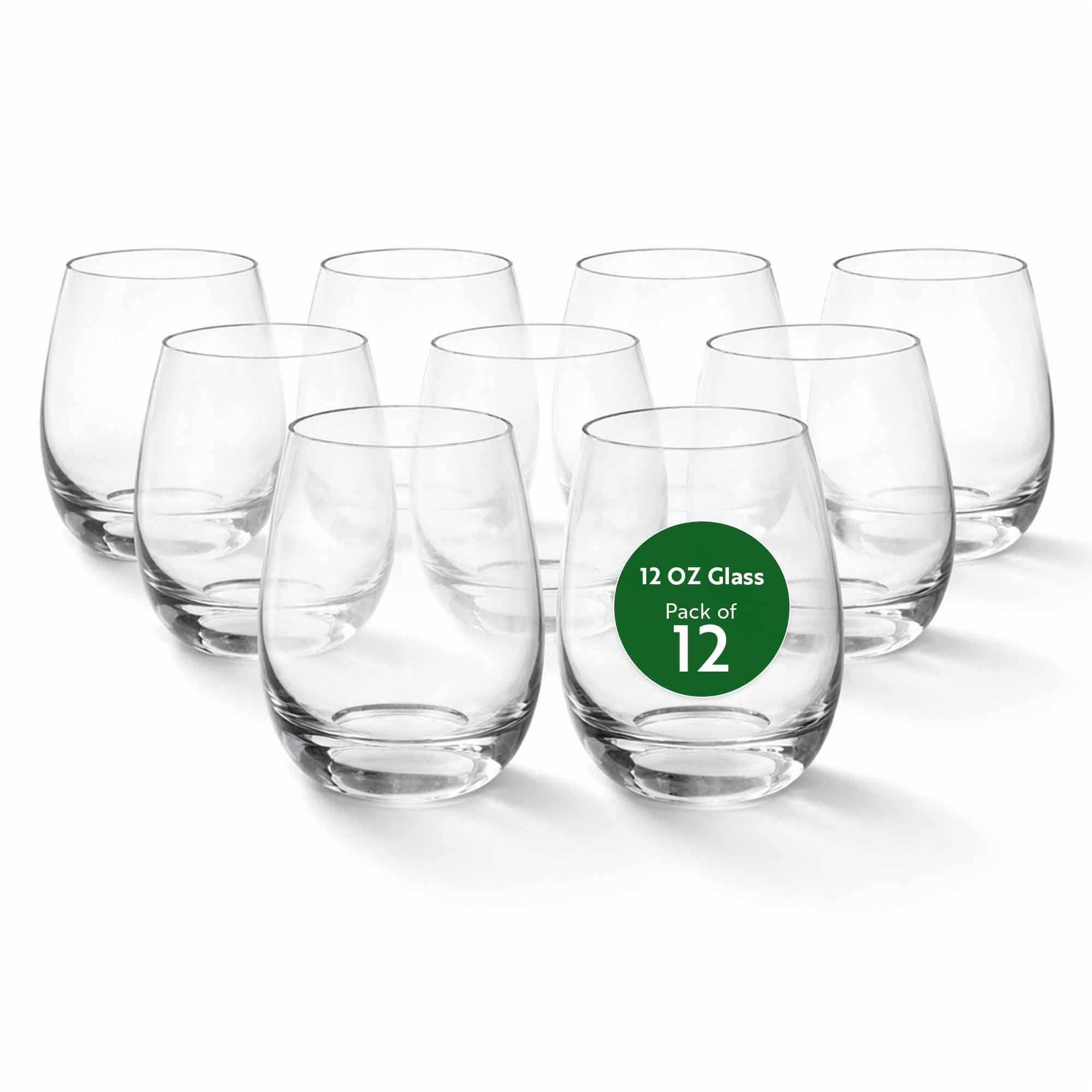 Bev Tek 12 oz Polycarbonate Rocks Glass - 3 1/2" x 3 1/2" x 3 3/4" - 12 count box