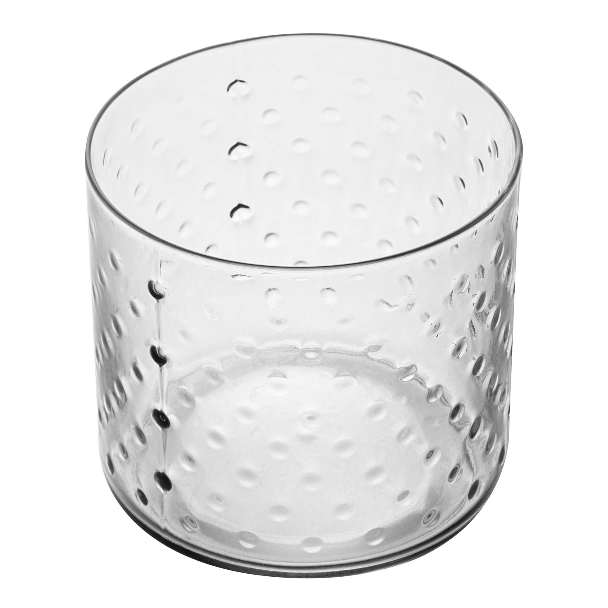 Vetri 13 oz Hobnail Double Rocks Glass / Tumbler - 3 1/2" x 3 1/2" x 3 1/4" - 12 count box