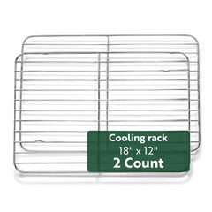 Met Lux Stainless Steel Half Size Wire Cooling Rack - 18