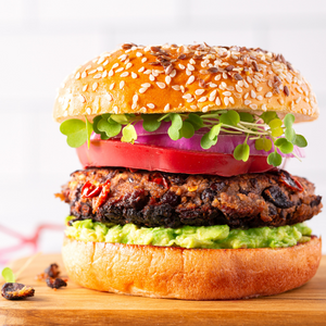 black bean burger