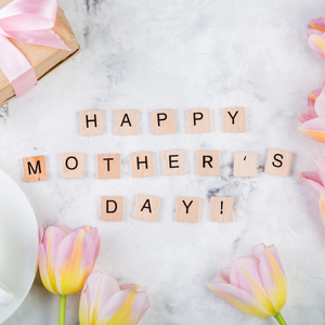 happy mother's day with flowers