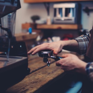 Barrista pressing portafilter basket
