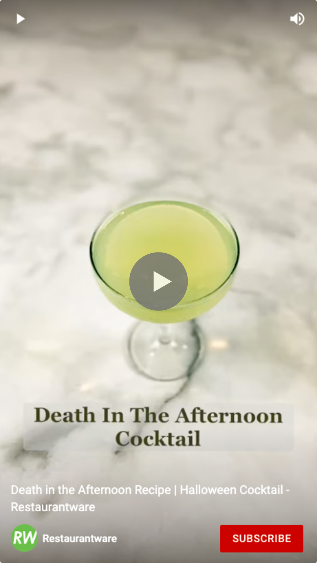 Cocktail recipe image to video
