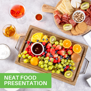 neat food presentation