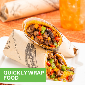 QUICKLY WRAP FOOD