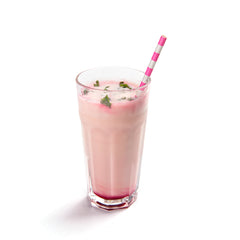 Pink Paper Straw - Ring, Biodegradable, 6mm - 7 3/4