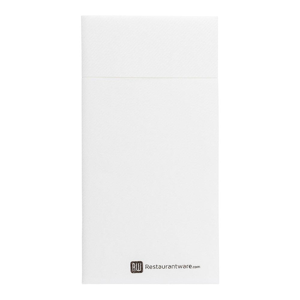 Luxenap Square White Paper Napkin - Air Laid, Kangaroo - 15 3/4" x 15 3/4" - 40 count box