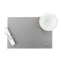 Rectangle Gray Paper Placemat - Heavy Weight, Single-Use - 20