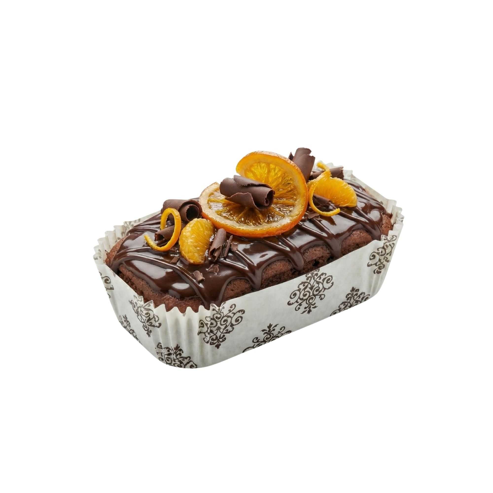 Panificio 5 oz Elliptical Vintage Floral Paper Large Baking Cup - Ridged - 4 1/2" x 2 1/2" x 1 1/4" - 200 count box