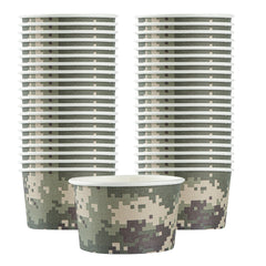 Coppetta 5 oz Round Camouflage Paper To Go Cup - 3