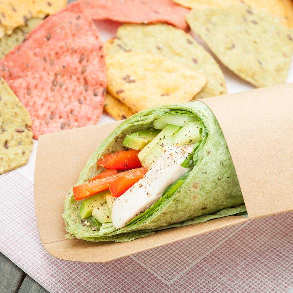 Gastronomia Rectangle Kraft Paper Wrap Vision Display - 9" x 2" x 2" - 200 count box