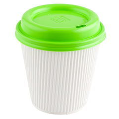 Restpresso Lime Green Plastic Coffee Cup Lid - Fits 8, 12, 16 and 20 oz - 500 count box
