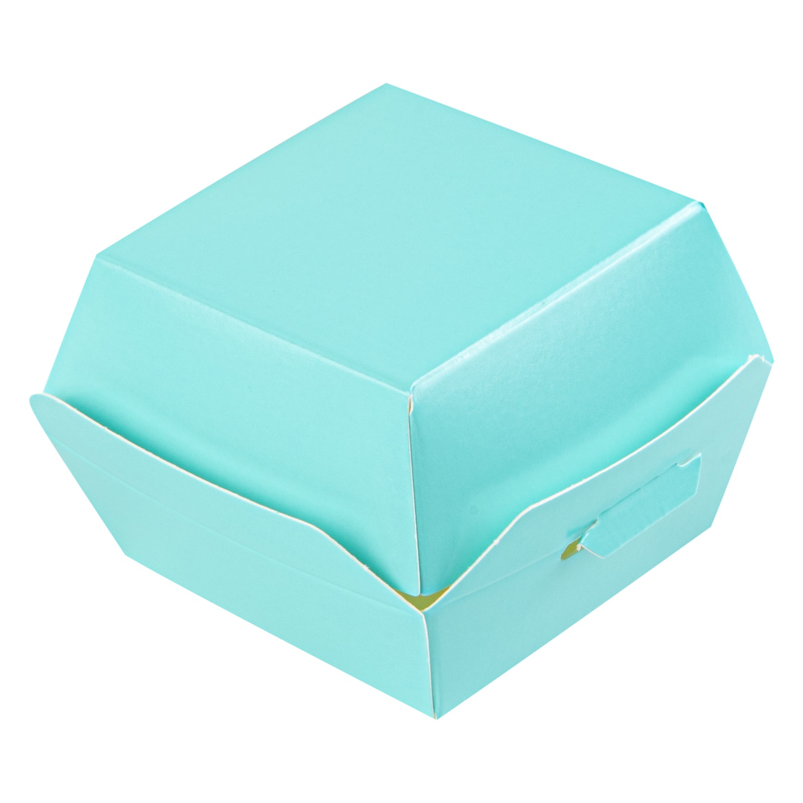 Bio Tek Turquoise Paper Slider Box - 2 1/2" x 2 1/2" x 2" - 100 count box