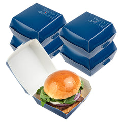 Frenchie Paper Mini Burger Box - 2 3/4