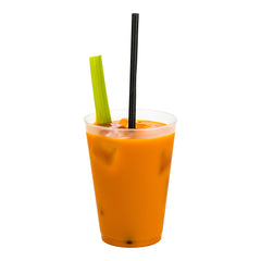 Bev Tek Black Paper Straw - Biodegradable, 6mm - 7 3/4