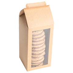 Sweet Vision Kraft Paper Tote Box - Tapered - 3 1/2