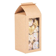 Sweet Vision Kraft Paper Tote Box - Tapered - 3 1/2