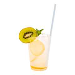 Bev Tek Light Mint Paper Straw - Biodegradable, 6mm - 7 3/4