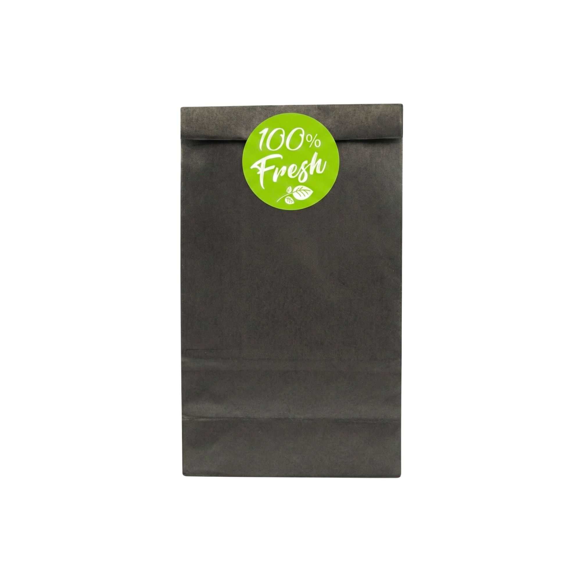 Label Tek Plastic Fresh Label - Green with White Font, Tamper-Evident - 2" x 2" - 500 count box