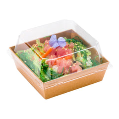 Matsuri Vision Clear Plastic Lid - Fits Small Sushi Container - 3 1/2