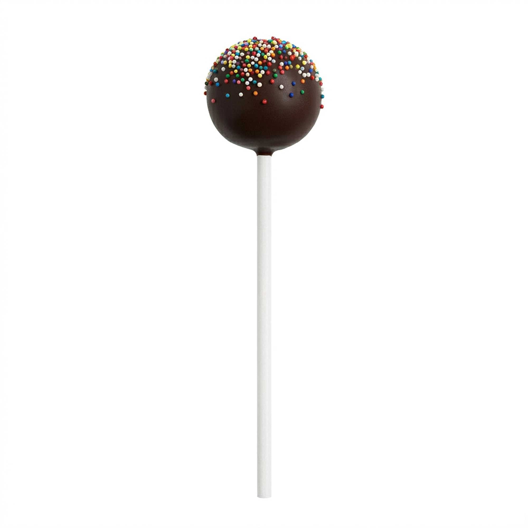 Restpresso White Paper Coffee Stirrer and Lollipop Stick - Biodegradable - 6" x 5/32" - 5000 count box