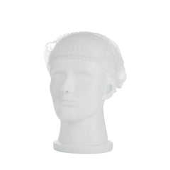 Clean Tek Professional White Disposable Bouffant Cap Hair Net - 21