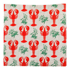 Gray Paper Luncheon Napkin - Maine Lobster - 13
