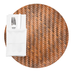 Woven Round Bronze Placemat - 15