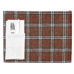 Carmel Mesh Vintage Windowpane Plaid Placemat - 16