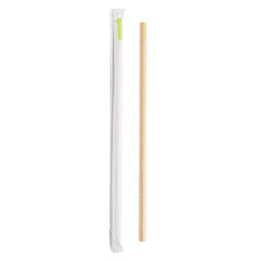 Kraft Paper Straw - Wrapped, Biodegradable, 7.5mm - 10